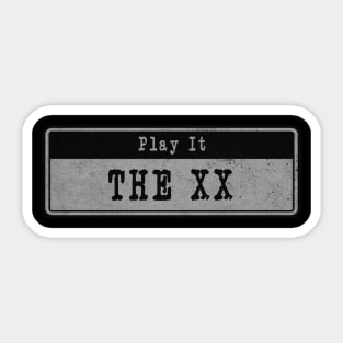 The XX // Vintage Fanart Sticker